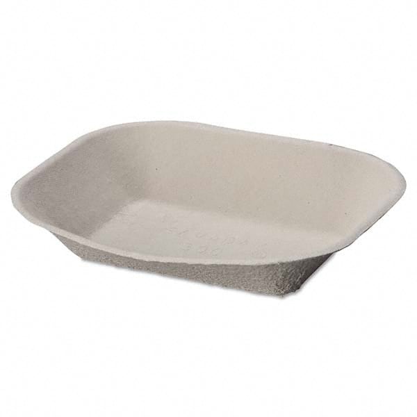 Chinet - Savaday Molded Fiber Food Tray, 9 x 7, Beige, 250/Bag, 500/Carton - USA Tool & Supply