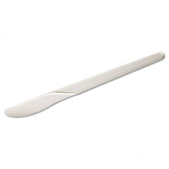 ECO PRODUCTS - Plantware Renewable & Compostable Knife - 6", 50/PK, 20 PK/CT - USA Tool & Supply