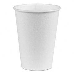 Dixie - PerfecTouch Hot/Cold Cups, 12 oz, White, 50/Bag, 20 Bags/Carton - USA Tool & Supply