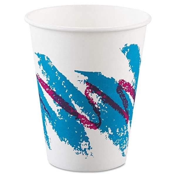 DART - Jazz Paper Hot Cups, 8 oz, Polycoated, 50/Bag, 20 Bags/Carton - USA Tool & Supply