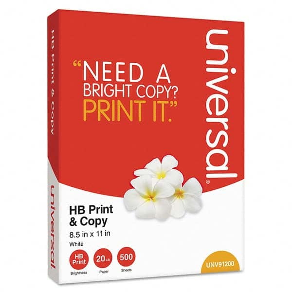 UNIVERSAL - Office Machine Supplies & Accessories Office Machine/Equipment Accessory Type: Copy Paper For Use With: Copiers; Fax Machines; Inkjet Printers; Laser Printers; Typewriters - USA Tool & Supply