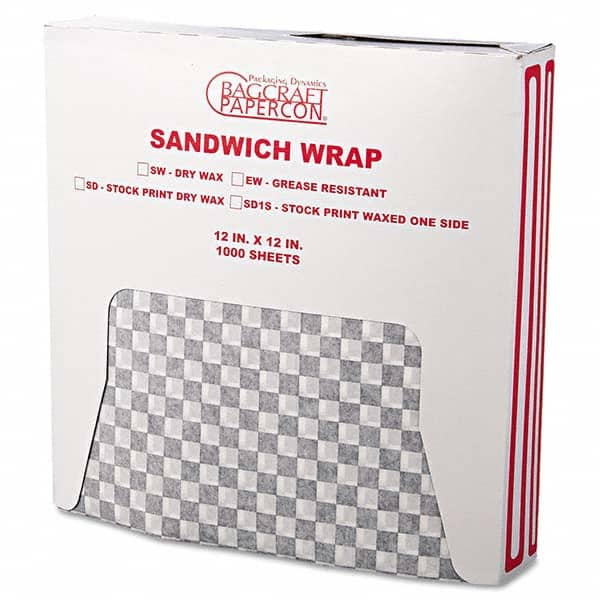 Bagcraft Papercon - Foil & Plastic Wrap Breakroom Accessory Type: Paper Wrap For Use With: Food Protection - USA Tool & Supply