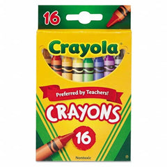 Crayola - Markers & Paintsticks Type: All Purpose Wax Crayon Color: Assorted - USA Tool & Supply