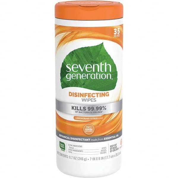 Seventh Generation - Pre-Moistened Disinfecting Wipes - USA Tool & Supply