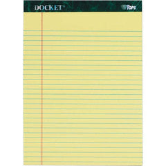 TOPS - Note Pads, Writing Pads & Notebooks Writing Pads & Notebook Type: Writing Pad Size: 8-1/2 x 11-3/4 - USA Tool & Supply