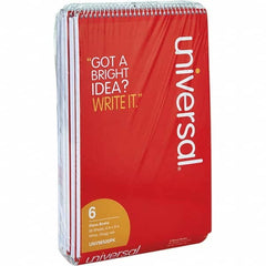 UNIVERSAL - Note Pads, Writing Pads & Notebooks Writing Pads & Notebook Type: Steno Book Size: 6 x 9 - USA Tool & Supply