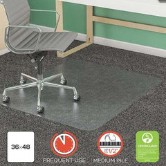 Deflect-o - Chair Mats Style: Straight Edge Shape: Rectangular - USA Tool & Supply