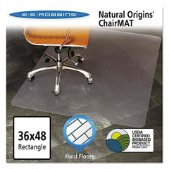 ES Robbins - Chair Mats Style: Straight Edge Shape: Rectangular - USA Tool & Supply