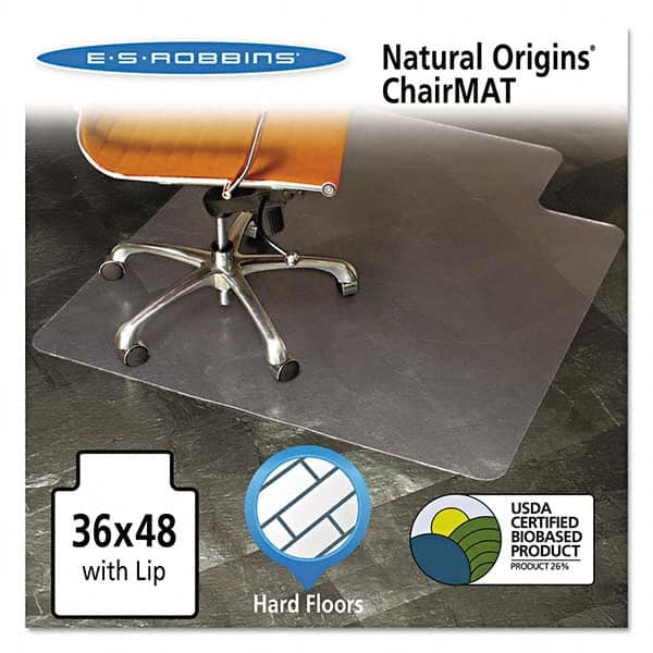 ES Robbins - Chair Mats Style: Straight Edge Shape: Rectangular - USA Tool & Supply