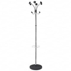 Alba - Coat Racks, Hooks & Shelving Type: Floor Rack Number of Hooks: 12 - USA Tool & Supply