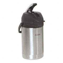 Bunn - Coffee, Tea & Accessories Breakroom Accessory Type: Carafe Breakroom Accessory Description: 2.5 Liter Lever Action Airpot - USA Tool & Supply