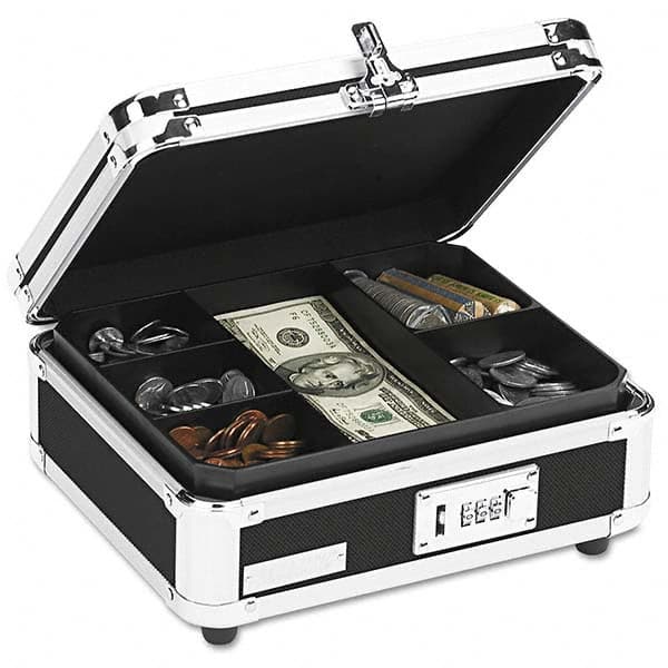 Vaultz - Compartment Storage Boxes & Bins Type: Cash Box Number of Compartments: 1.000 - USA Tool & Supply