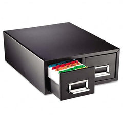 SteelMaster - Compartment Storage Boxes & Bins Type: Index Card Cabinet w/Pull Drawer Number of Compartments: 1.000 - USA Tool & Supply