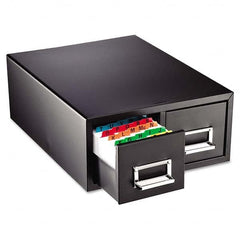 SteelMaster - Compartment Storage Boxes & Bins Type: Index Card Cabinet w/Pull Drawer Number of Compartments: 1.000 - USA Tool & Supply