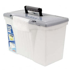 Storex - Compartment Storage Boxes & Bins Type: File Boxes-Portable Number of Compartments: 1.000 - USA Tool & Supply