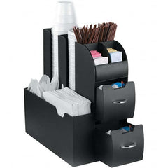 Mind Reader - Condiments & Dispensers Breakroom Accessory Type: Condiment Dispenser Breakroom Accessory Description: Coffee Condiment Caddy Organizer - USA Tool & Supply