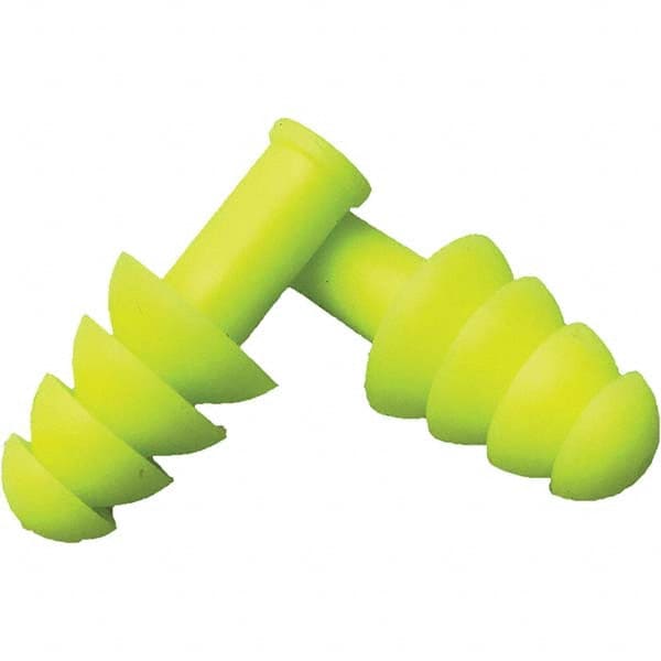 Cordova - 100 1-Pack Pairs Reusable Uncorded 27 dB Flanged Earplugs - USA Tool & Supply