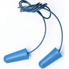 Cordova - 100 1-Pack Pairs Disposable Corded 32 dB Cone Shaped Earplugs - USA Tool & Supply