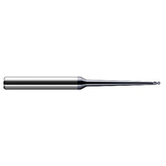 3/32″ Dia. × 1/4″ Shank × 9/64″ DOC × 4″ OAL, Carbide AlTiN, 2 Flute, Ballnose End Mill