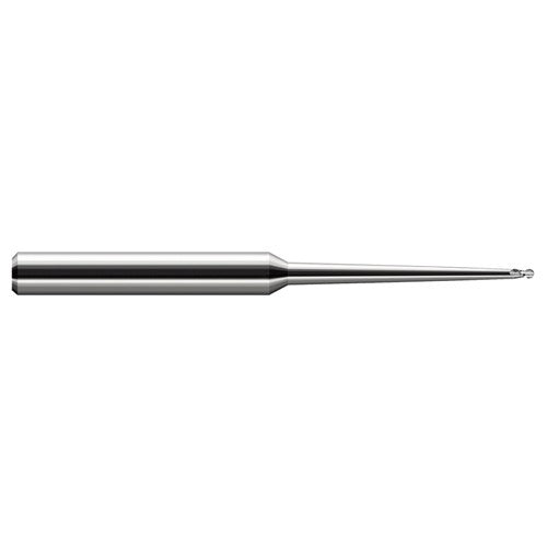 3/8″ Dia. × 1/2″ Shank × 0.563″ DOC × 4″ OAL, Carbide Uncoated, 2 Flute, Ballnose End Mill