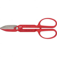 Milwaukee Tool - Snips Snip Type: Tinner's Snip Cut Direction: Straight - USA Tool & Supply