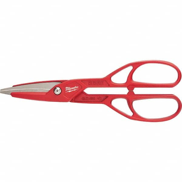 Milwaukee Tool - Snips Snip Type: Tinner's Snip Cut Direction: Straight - USA Tool & Supply