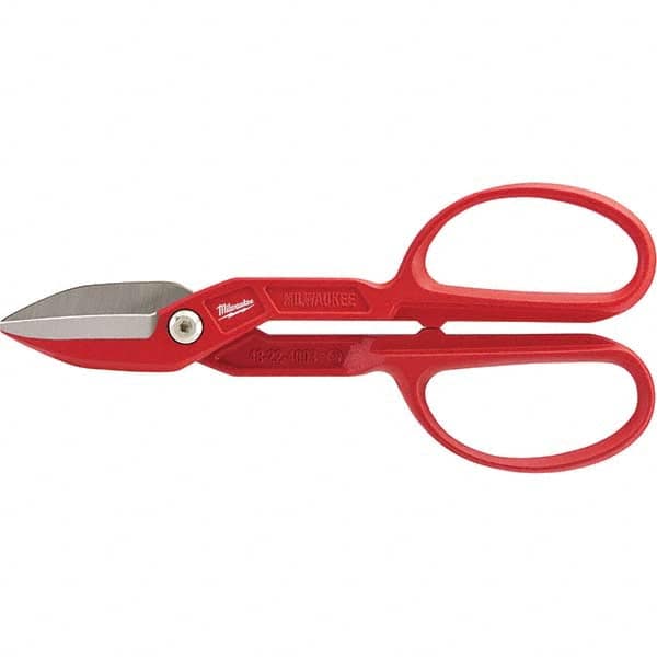 Milwaukee Tool - Snips Snip Type: Tinner's Snip Cut Direction: Straight - USA Tool & Supply