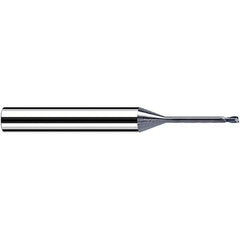 Fraisa - 0.4mm Diam 2 Flute Solid Carbide 0.1mm Corner Radius End Mill - USA Tool & Supply