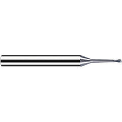 Fraisa - 2.5mm Diam 2 Flute Solid Carbide 0.2mm Corner Radius End Mill - USA Tool & Supply