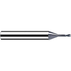 Fraisa - 0.8mm Diam 2 Flute Solid Carbide 0.1mm Corner Radius End Mill - USA Tool & Supply
