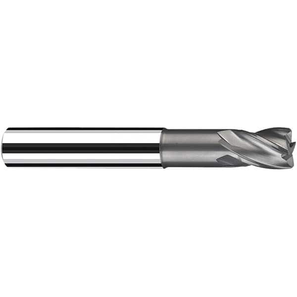 Fraisa - 10mm Diam 4 Flute Solid Carbide 1mm Corner Radius End Mill - USA Tool & Supply