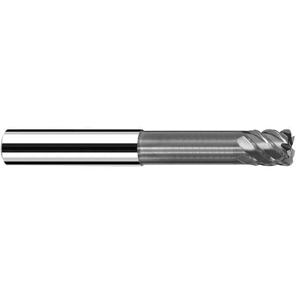 Fraisa - 8mm Diam 6 Flute Solid Carbide 0.5mm Corner Radius End Mill - USA Tool & Supply