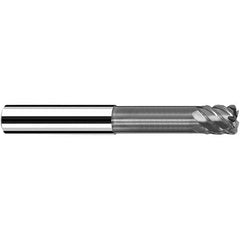 Fraisa - 8mm Diam 6 Flute Solid Carbide 0.5mm Corner Radius End Mill - USA Tool & Supply