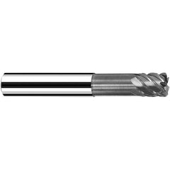 Fraisa - 10mm Diam 6 Flute Solid Carbide 0.5mm Corner Radius End Mill - USA Tool & Supply