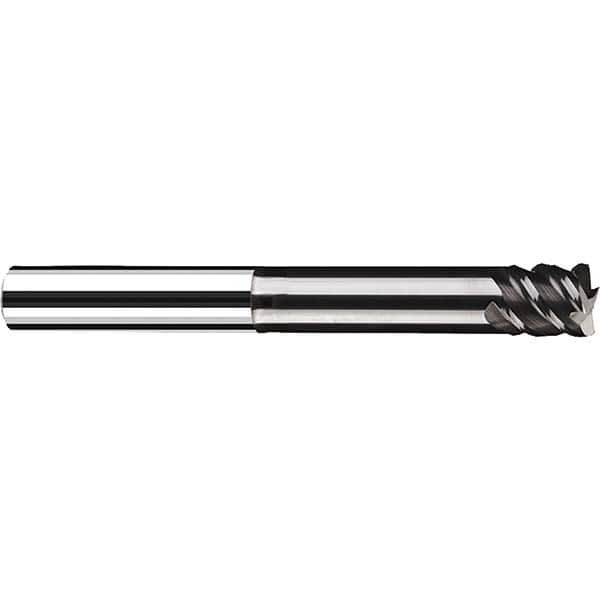 Fraisa - 1/2" Diam 6 Flute Solid Carbide 0.06" Corner Radius End Mill - USA Tool & Supply