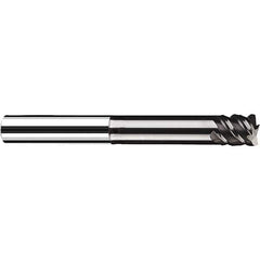 Fraisa - 1/2" Diam 6 Flute Solid Carbide 0.06" Corner Radius End Mill - USA Tool & Supply