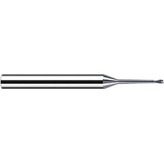 Fraisa - 0.6mm Diam 2 Flute Solid Carbide 0.1mm Corner Radius End Mill - USA Tool & Supply