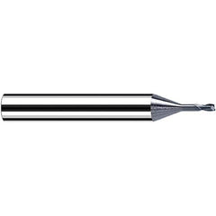 Fraisa - 2mm Diam 2 Flute Solid Carbide 0.5mm Corner Radius End Mill - USA Tool & Supply