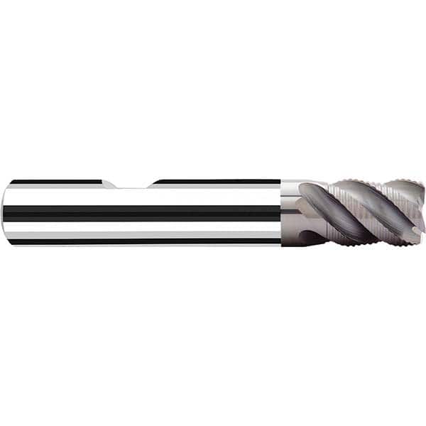 Fraisa - 5/8" Diam, 3/4" LOC, 4 Flute Solid Carbide Roughing Square End Mill - USA Tool & Supply