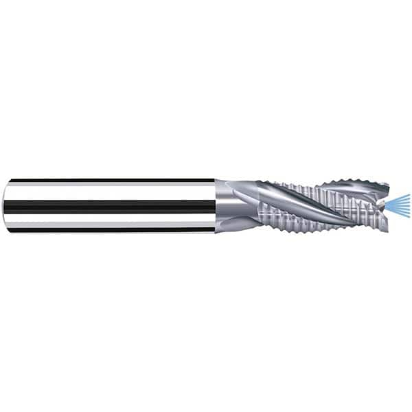 Fraisa - 6mm, 13mm LOC, 57mm OAL, 6 Flute Solid Carbide Square End Mill - USA Tool & Supply