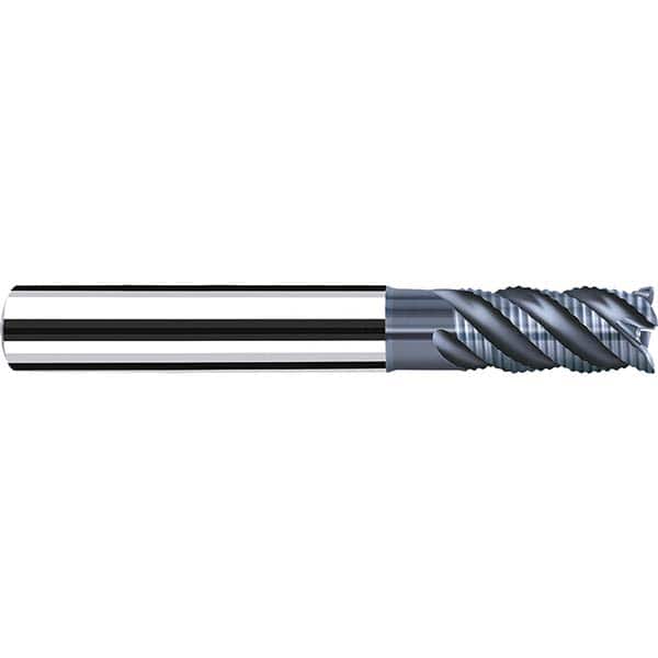 Fraisa - 3/8" Diam, 3/4" LOC, 4 Flute Solid Carbide Roughing Square End Mill - USA Tool & Supply