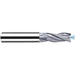 Fraisa - 10mm Diam, 22mm LOC, 3 Flute Solid Carbide Roughing Square End Mill - USA Tool & Supply