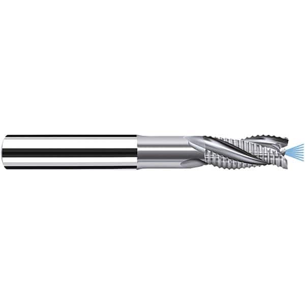 Fraisa - 12mm Diam, 26mm LOC, 3 Flute Solid Carbide Roughing Square End Mill - USA Tool & Supply