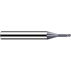 Fraisa - 2mm Diam, 3.6mm LOC, 2 Flute Solid Carbide Ball End Mill - USA Tool & Supply