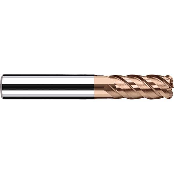 Fraisa - 8mm Diam 4 Flute Solid Carbide 0.2mm Corner Radius End Mill - USA Tool & Supply