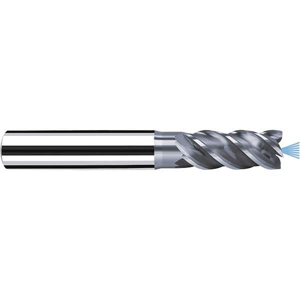Fraisa - 3/8" Diam 4 Flute Solid Carbide 0.008" Corner Radius End Mill - USA Tool & Supply