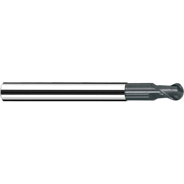 Fraisa - 3/16" Diam, 3/16" LOC, 2 Flute Solid Carbide Ball End Mill - USA Tool & Supply