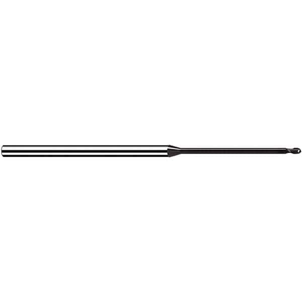 Fraisa - 2mm Diam, 2.4mm LOC, 2 Flute Solid Carbide Ball End Mill - USA Tool & Supply