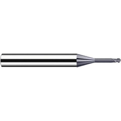 Fraisa - 3mm Diam, 3.6mm LOC, 2 Flute Solid Carbide Ball End Mill - USA Tool & Supply