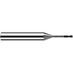 Fraisa - 6mm Diam 2 Flute Solid Carbide 0.2mm Corner Radius End Mill - USA Tool & Supply